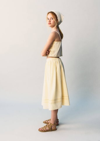 MANGO KIDS Skirt 'Horseset' in Yellow