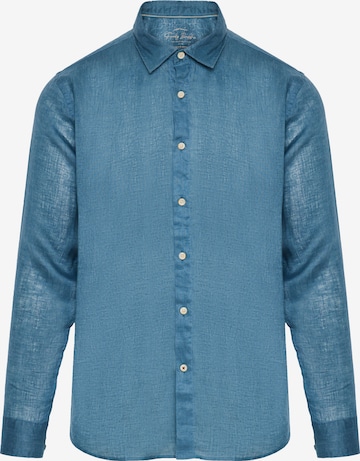 Funky Buddha Regular Fit Paita värissä sininen: etupuoli