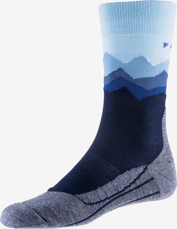 FALKE Athletic Socks 'TK2 Crest' in Blue: front