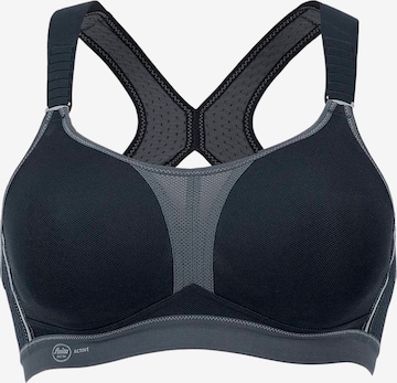 ANITA BH 'dynamiX star Racerback Sport' in Schwarz: Vorderseite