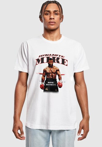 Mister Tee - Camiseta 'Dynamite Mike' en blanco: frente