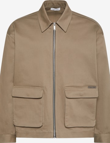 Calvin Klein Jeans Kurtka przejściowa w kolorze szary: przód