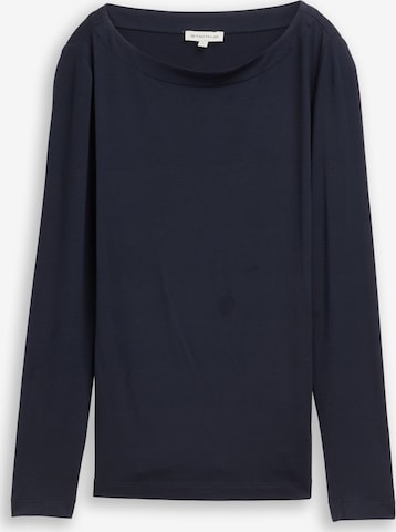TOM TAILOR Shirt in Blue: front