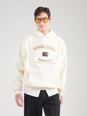 Karl Kani Sweatshirt i beige: framsida