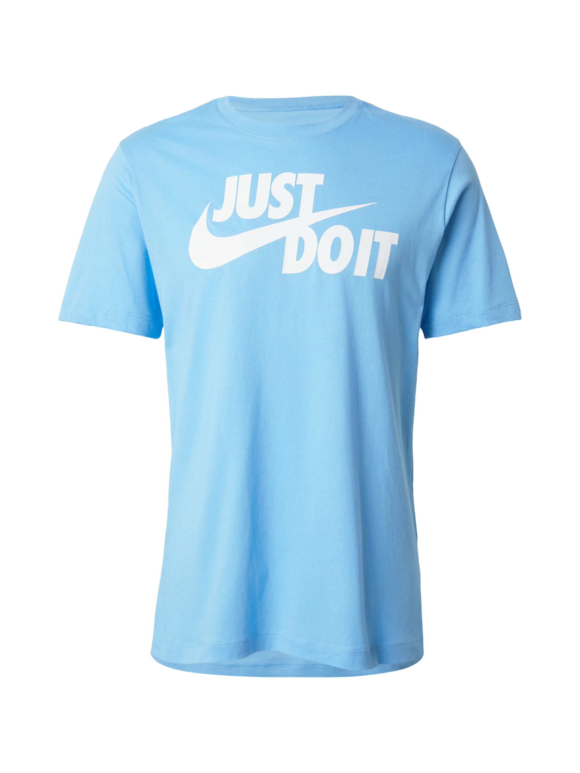Tricou 'Swoosh' de la Nike Sportswear pe albastru: față
