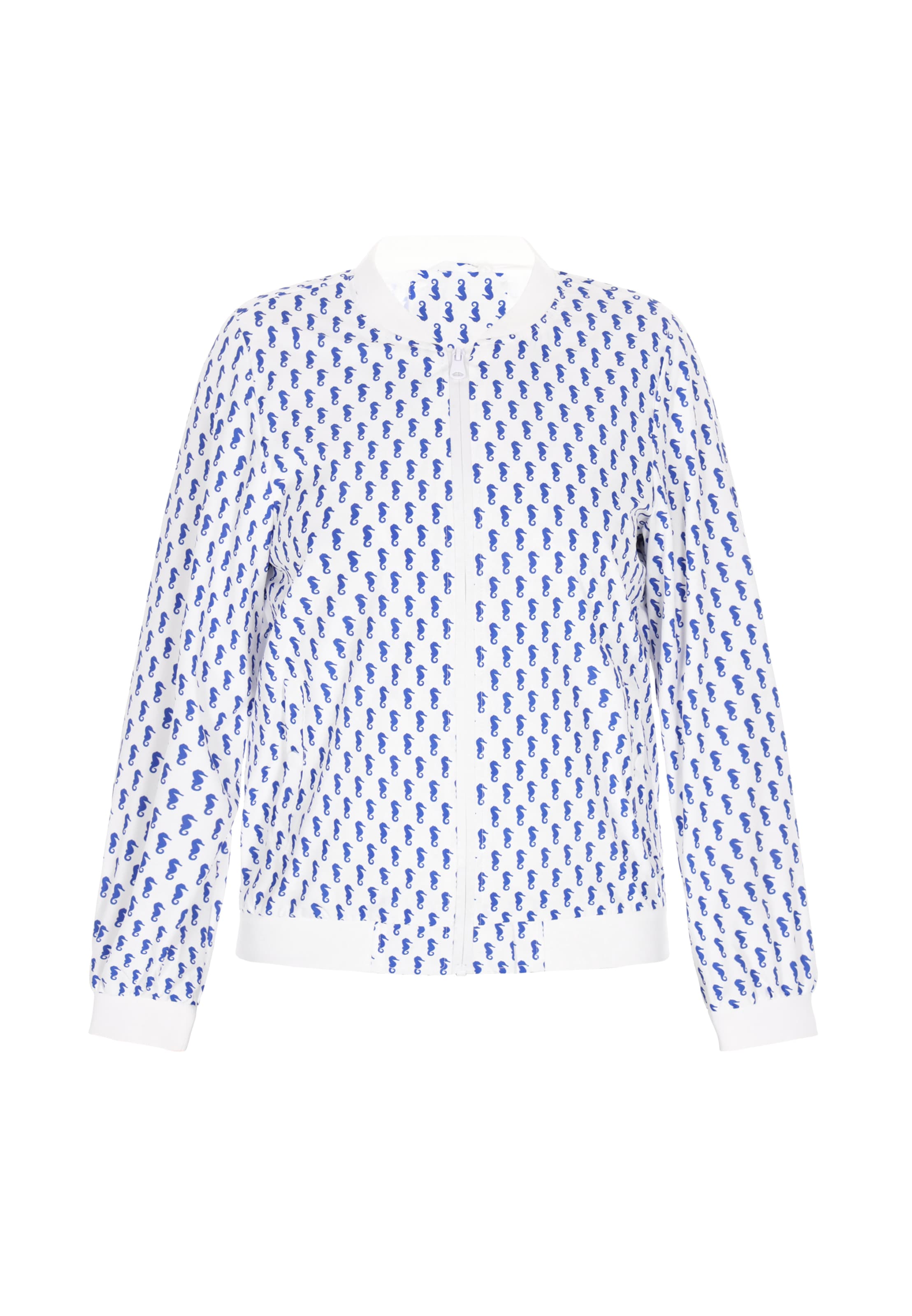 beach budz Φθινοπωρινό και ανοιξιάτικο μπουφάν σε μπλε: μπροστά