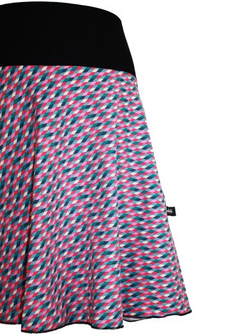 dunkle design Skirt 'Skirt Diamond Pattern' in Mixed colors