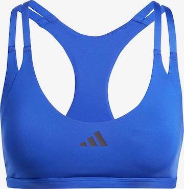 ADIDAS PERFORMANCESportski grudnjak 'Aeroimpact Luxe' - plava boja: prednji dio