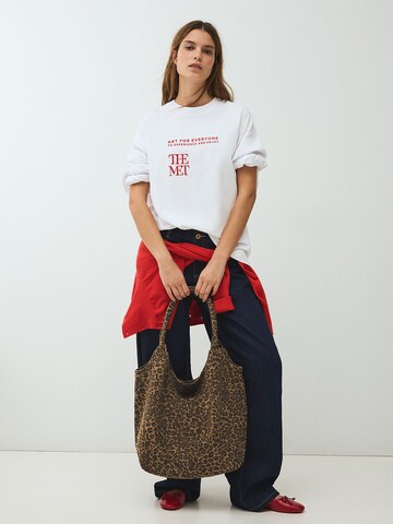 Bershka Shopper táska - barna