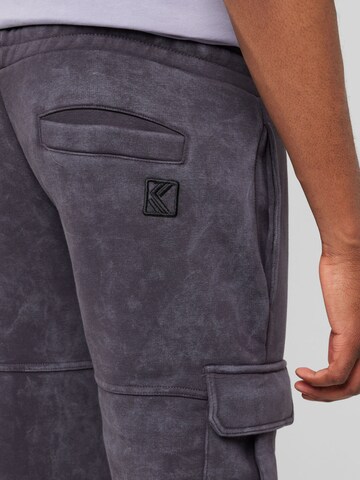 Karl Kani Tapered Cargo Pants in Grey