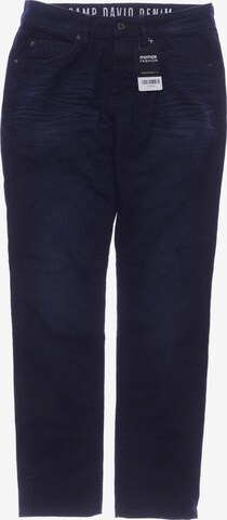 CAMP DAVID Pants in 29 in Blue: front