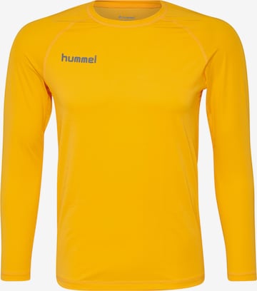 Hummel Base Layer in Yellow: front