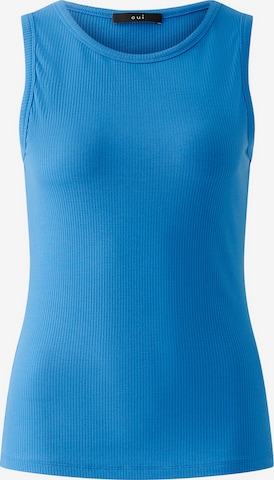 OUI Top 'Filiz' in Blau: Vorderseite