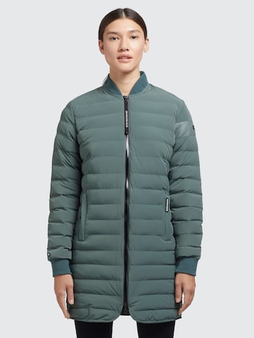 khujo Winter Jacket 'Greta' in Green: front