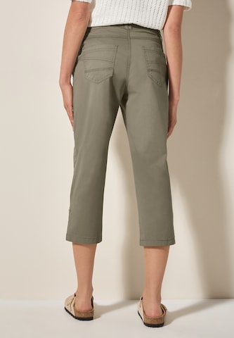CECIL Slim fit Pants in Green