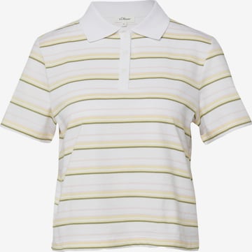 s.Oliver Polo-Shirt in Weiß: Vorderseite
