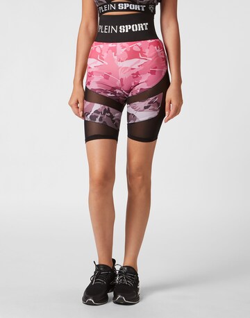 Skinny Leggings di Plein Sport in rosa: frontale