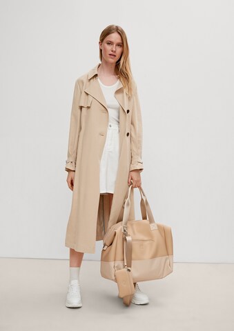 Manteau mi-saison comma casual identity en beige