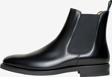 Henry Stevens Chelsea boots 'Marshall CB' in Zwart