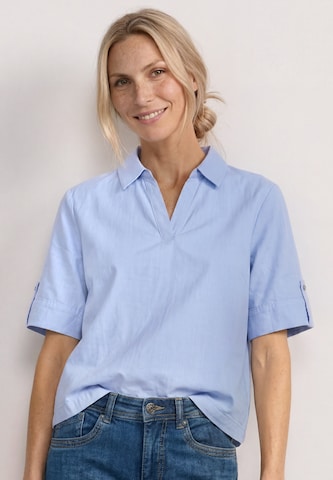 STREET ONE Blouse in Blauw: voorkant