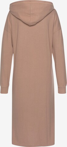 LASCANA Dressing gown in Beige