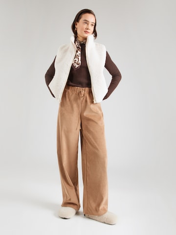 Wide Leg Pantalon 'Inga' ABOUT YOU en beige