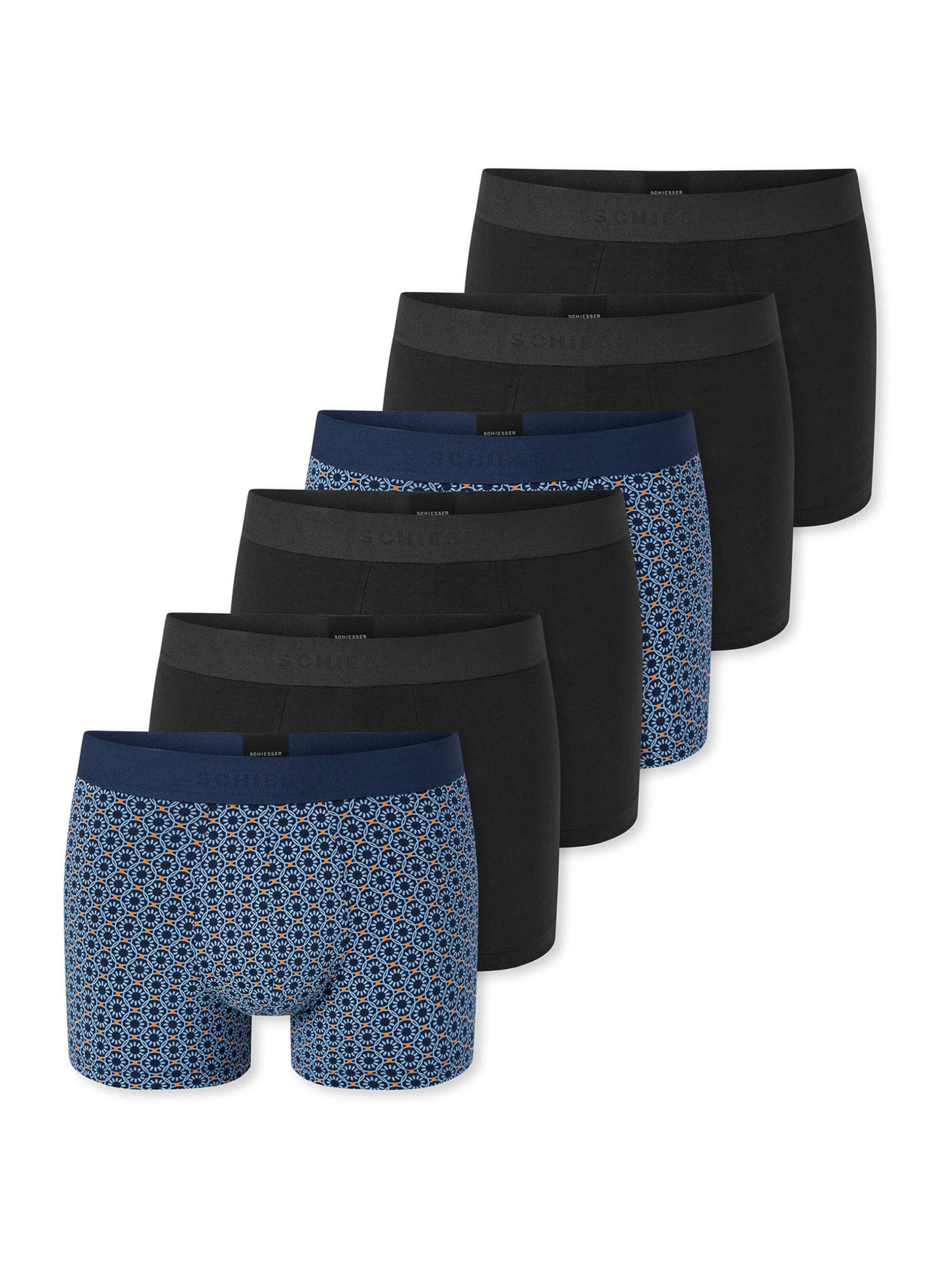 Boxers ' 95/5 ' SCHIESSER en bleu : devant