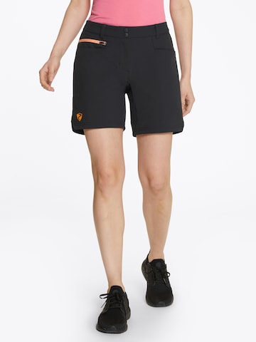 ZIENER Slim fit Workout Pants 'NEJA X-Function' in Black: front