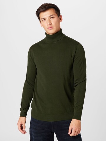 Only & Sons Regularny krój Sweter 'ALEX' w kolorze zielony: przód