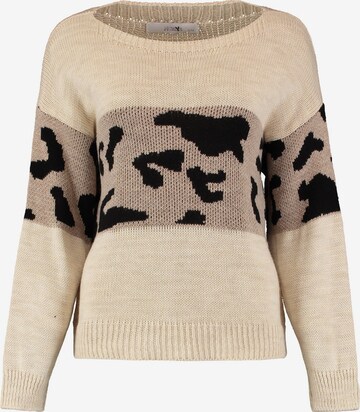 Pull-over 'Sia' Hailys en beige : devant