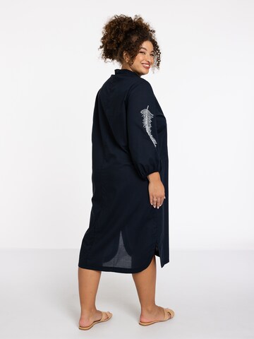 YOEK Blousejurk in Blauw