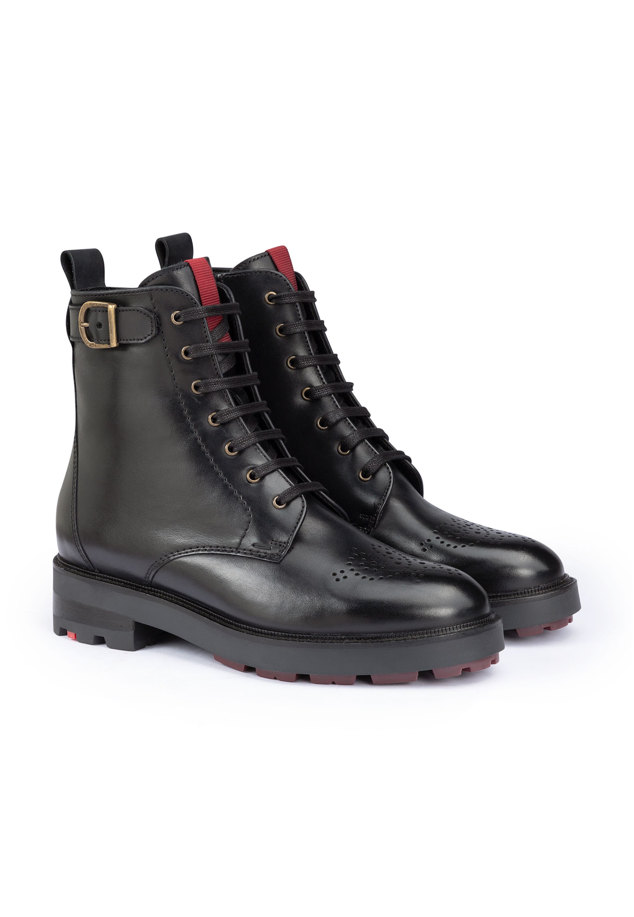 Bottines à lacets LLOYD en noir