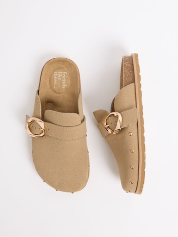 brūns Friends Like These Ādas čības