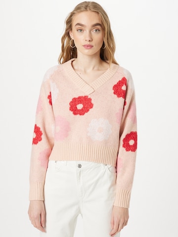 Monki Sweater 'Sally' in Pink: front