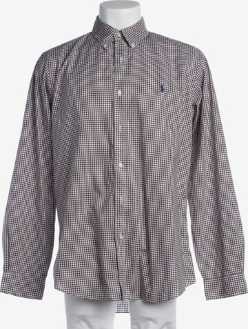 Polo Ralph Lauren Freizeithemd / Shirt / Polohemd langarm L in Braun: Vorderseite