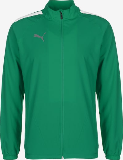 PUMA Casaco de treino 'TeamLiga' em cinzento / verde / branco, Vista do artigo