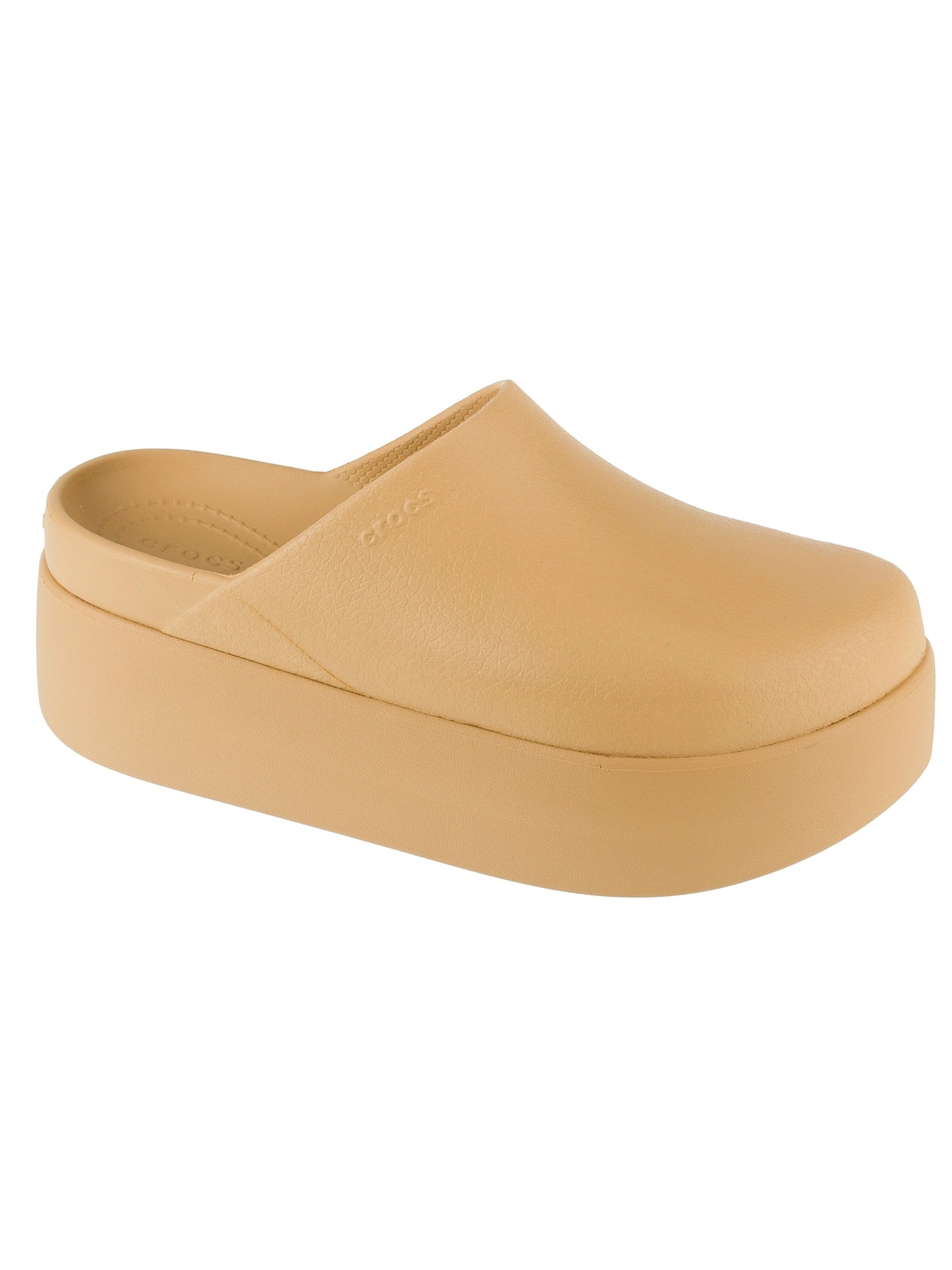 Crocs Clogs in Beige: front
