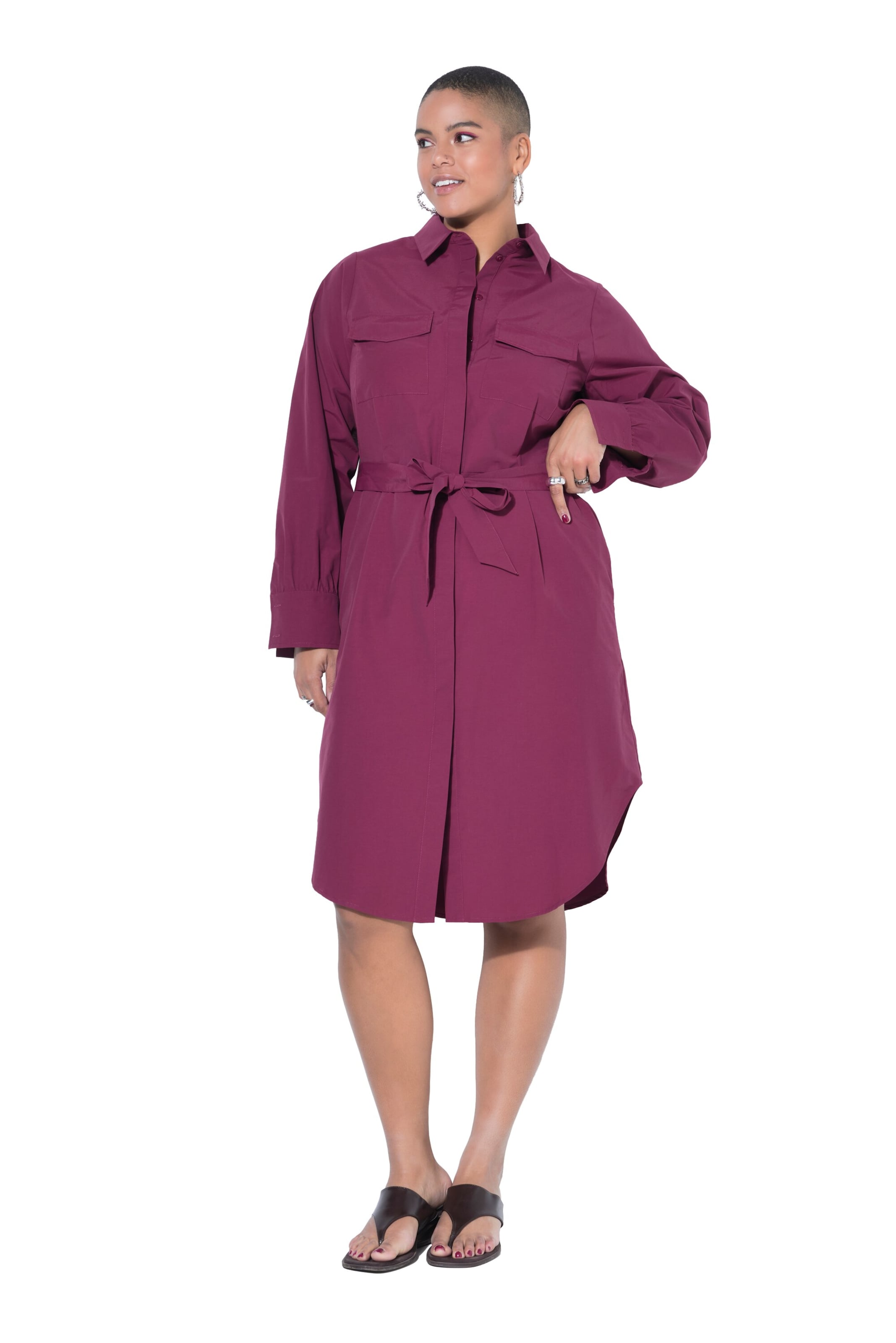 Studio Untold Dress in Pink: front