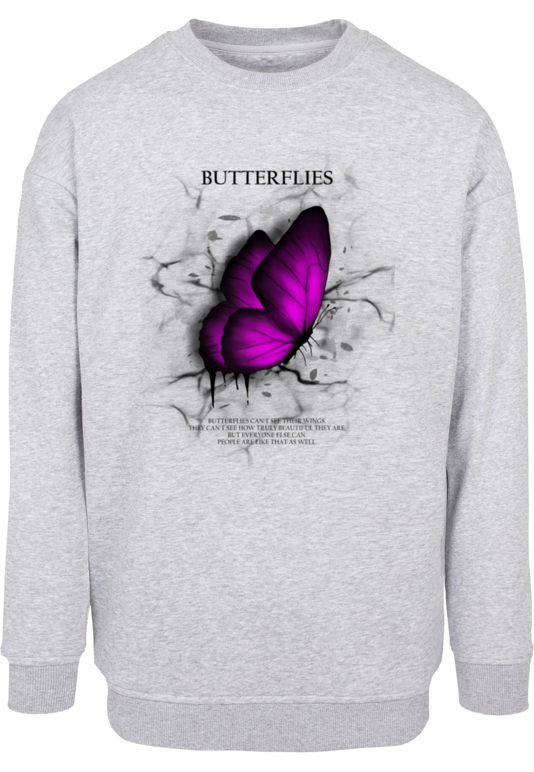 Sweat-shirt Merchcode en gris : devant