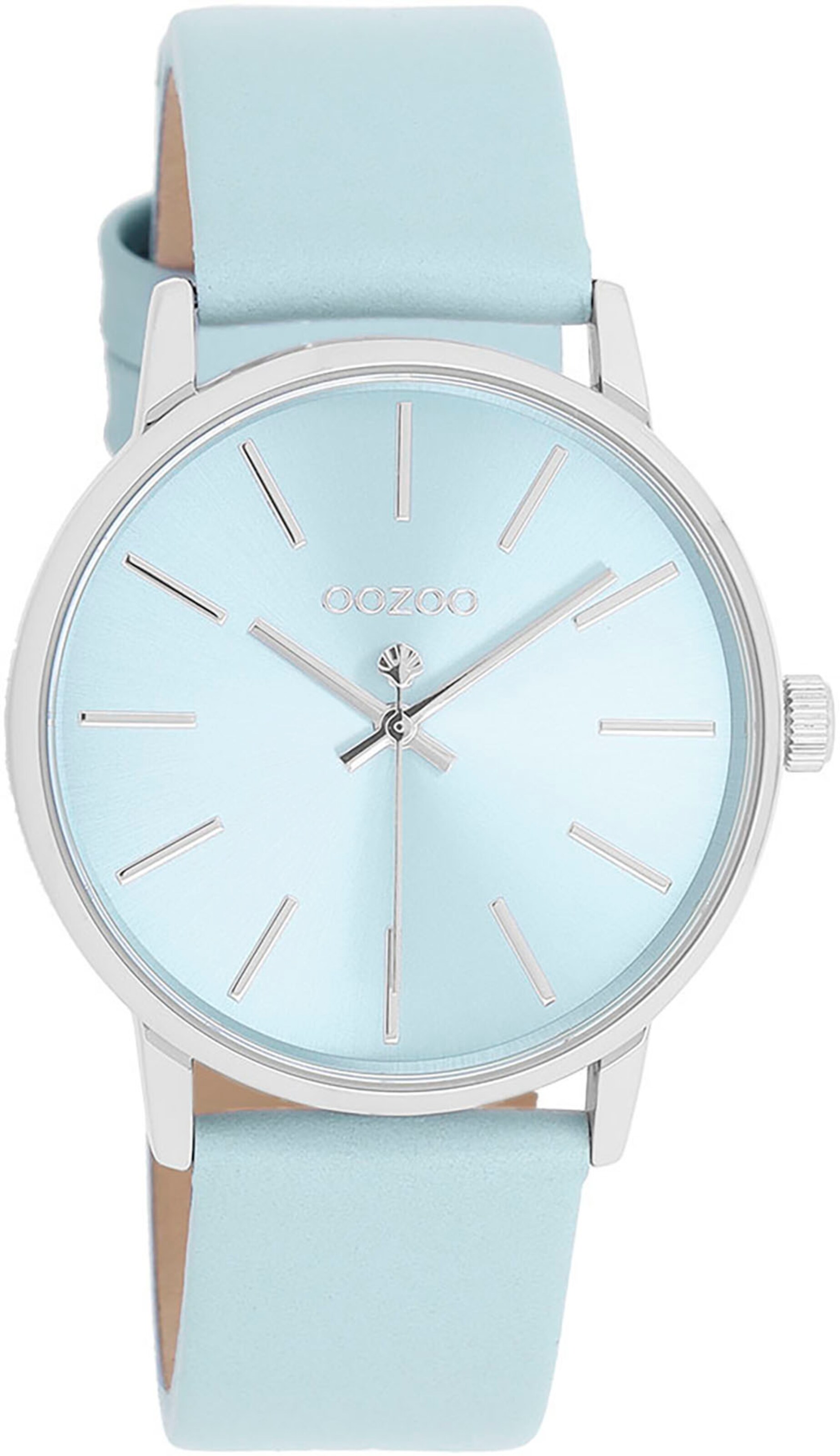 OOZOO Analog Watch in Blue: front