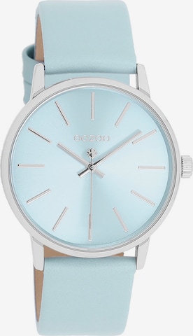 OOZOO Uhr in Blau: Vorderseite