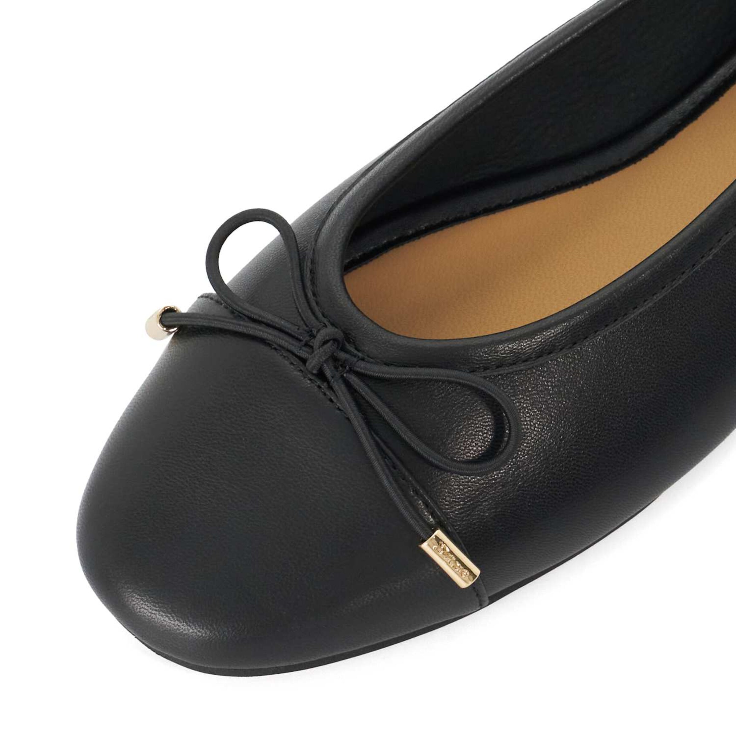 Dune LONDON Ballerina 'Haliah' in Zwart