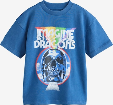 Next T-Shirt in Blau: Vorderseite
