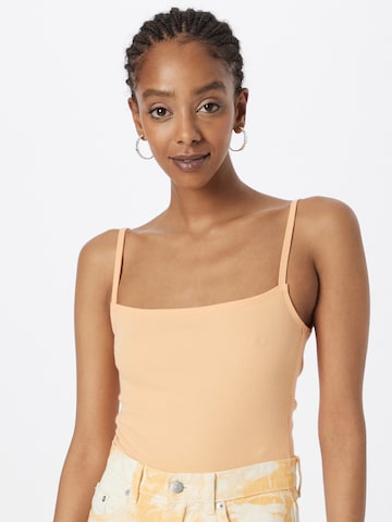 Abercrombie & Fitch Shirt bodysuit in Orange: front