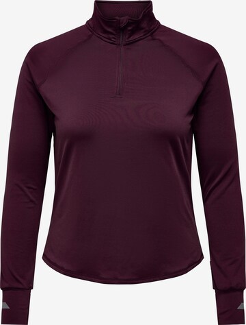 Only Play Curvy Performance Shirt in Red: front