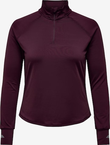 Only Play Curvy Performance Shirt in Red: front