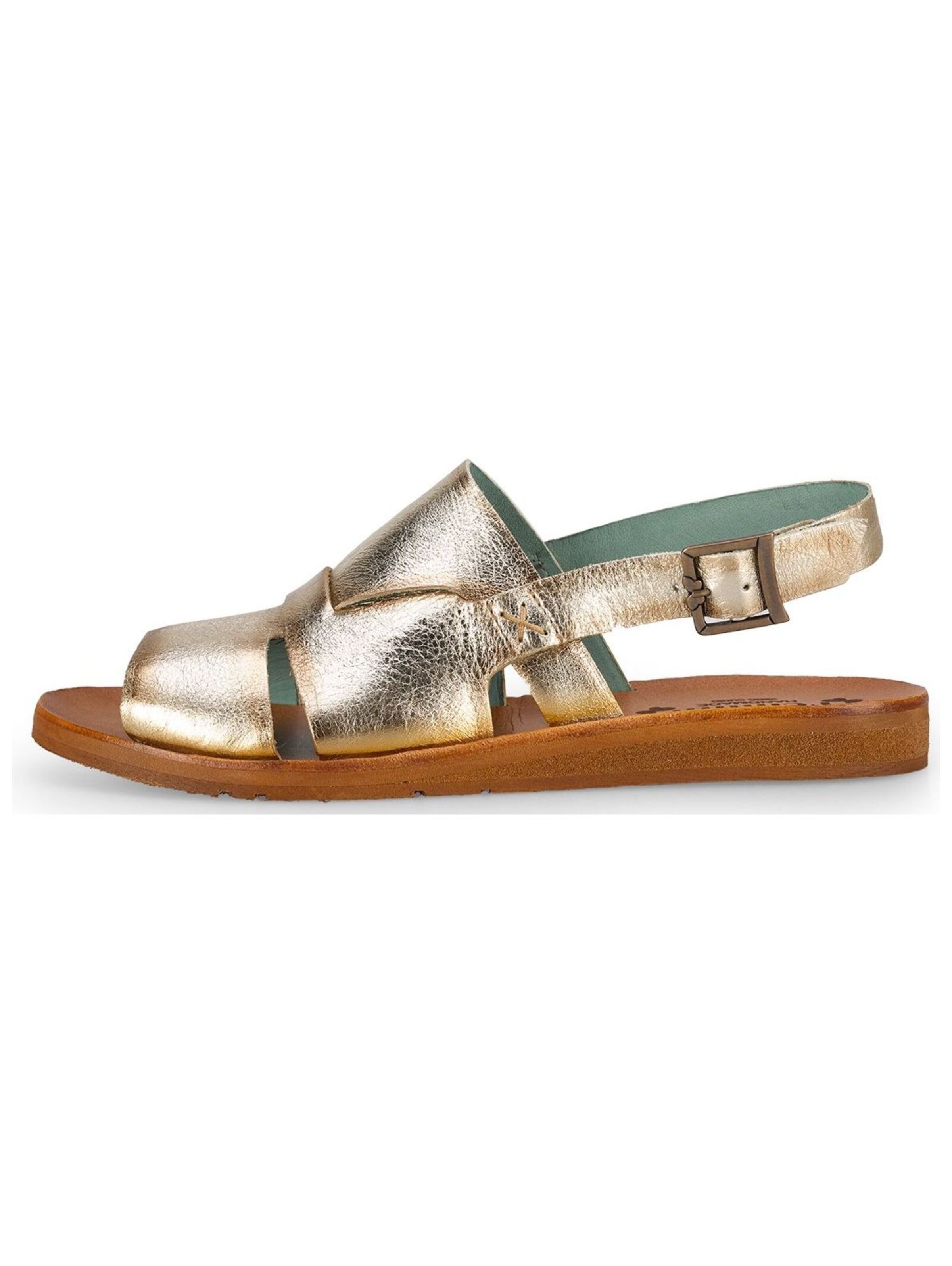 Felmini Wide Fit Sandals in Gold