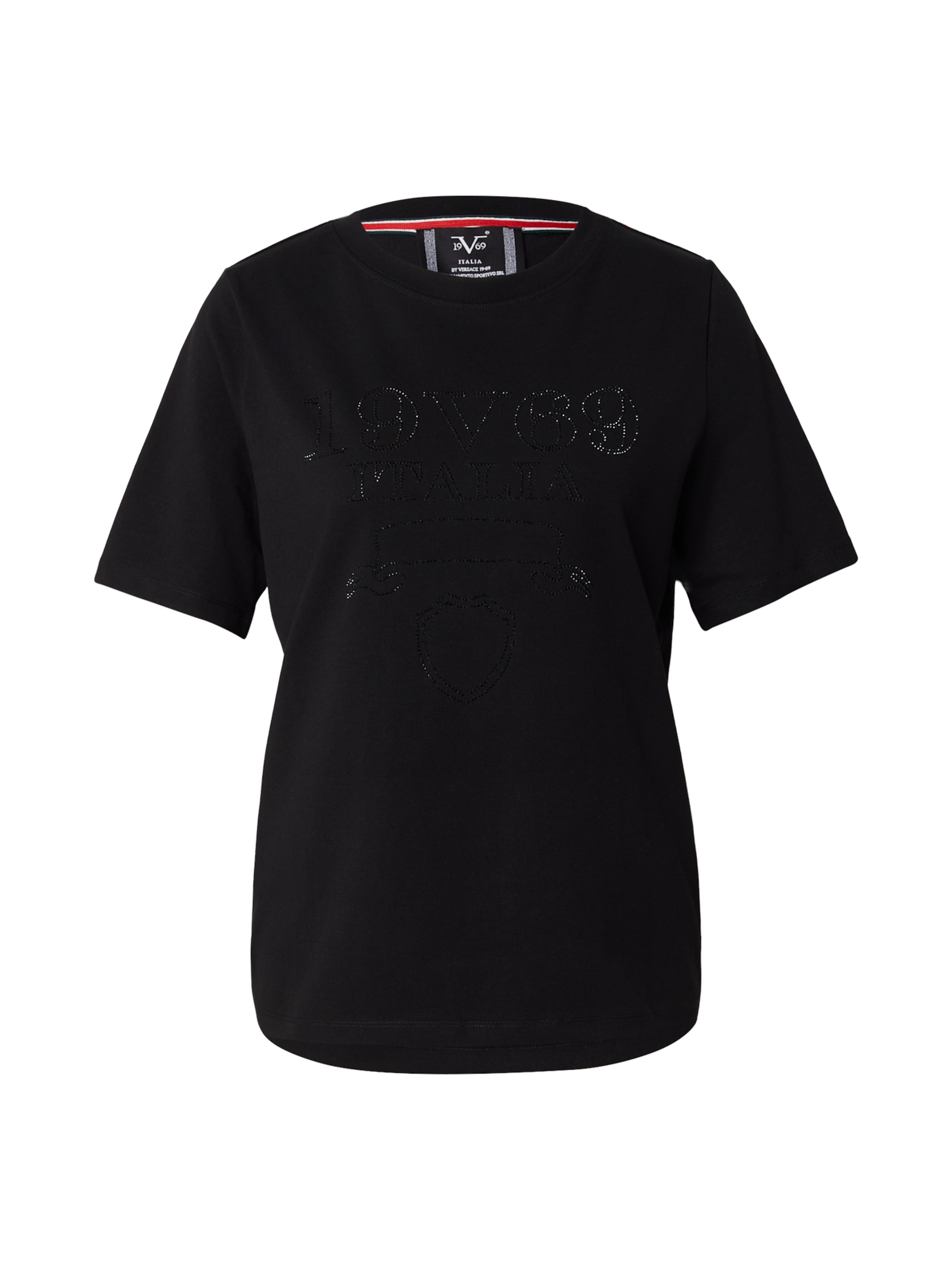19V69 ITALIA Shirt 'Bellara' in Black: front