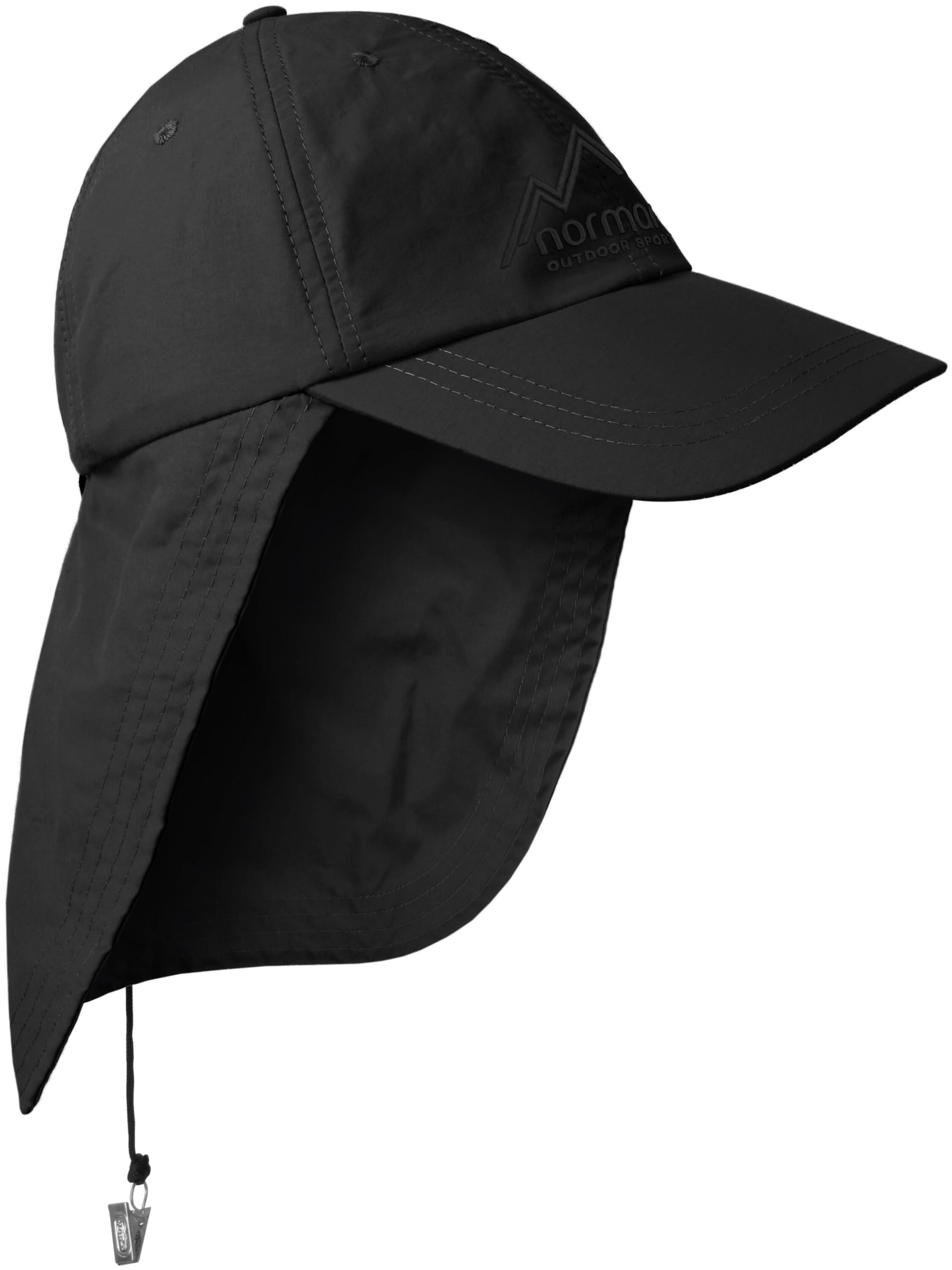 Casquette normani en noir : devant