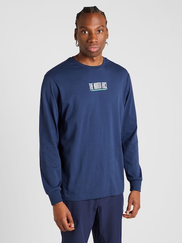 T-Shirt THE NORTH FACE en bleu : devant